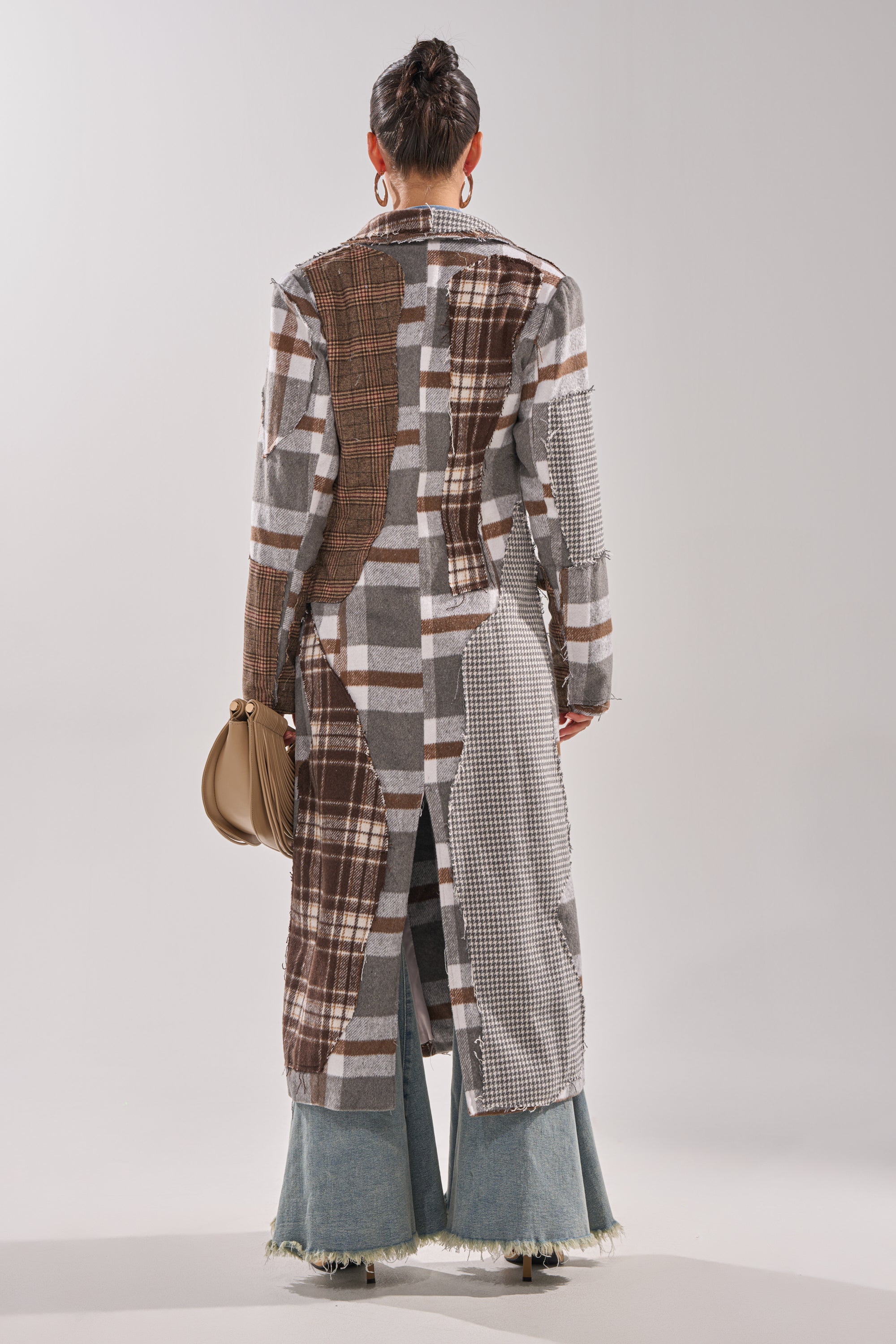 MIXED FEELINGS PATCHWORK TRENCH