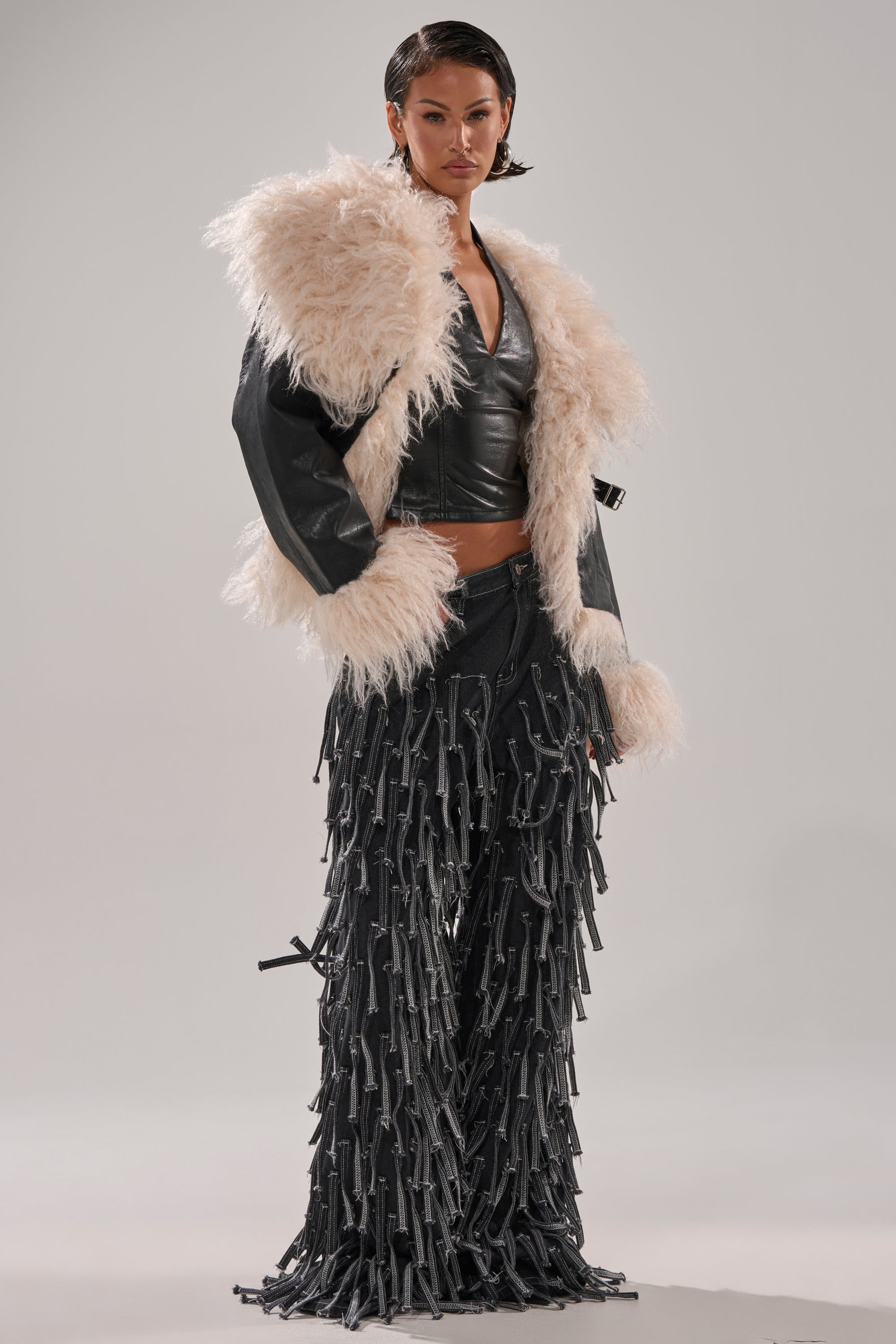 CRAZY FOR YOU FRINGE DENIM