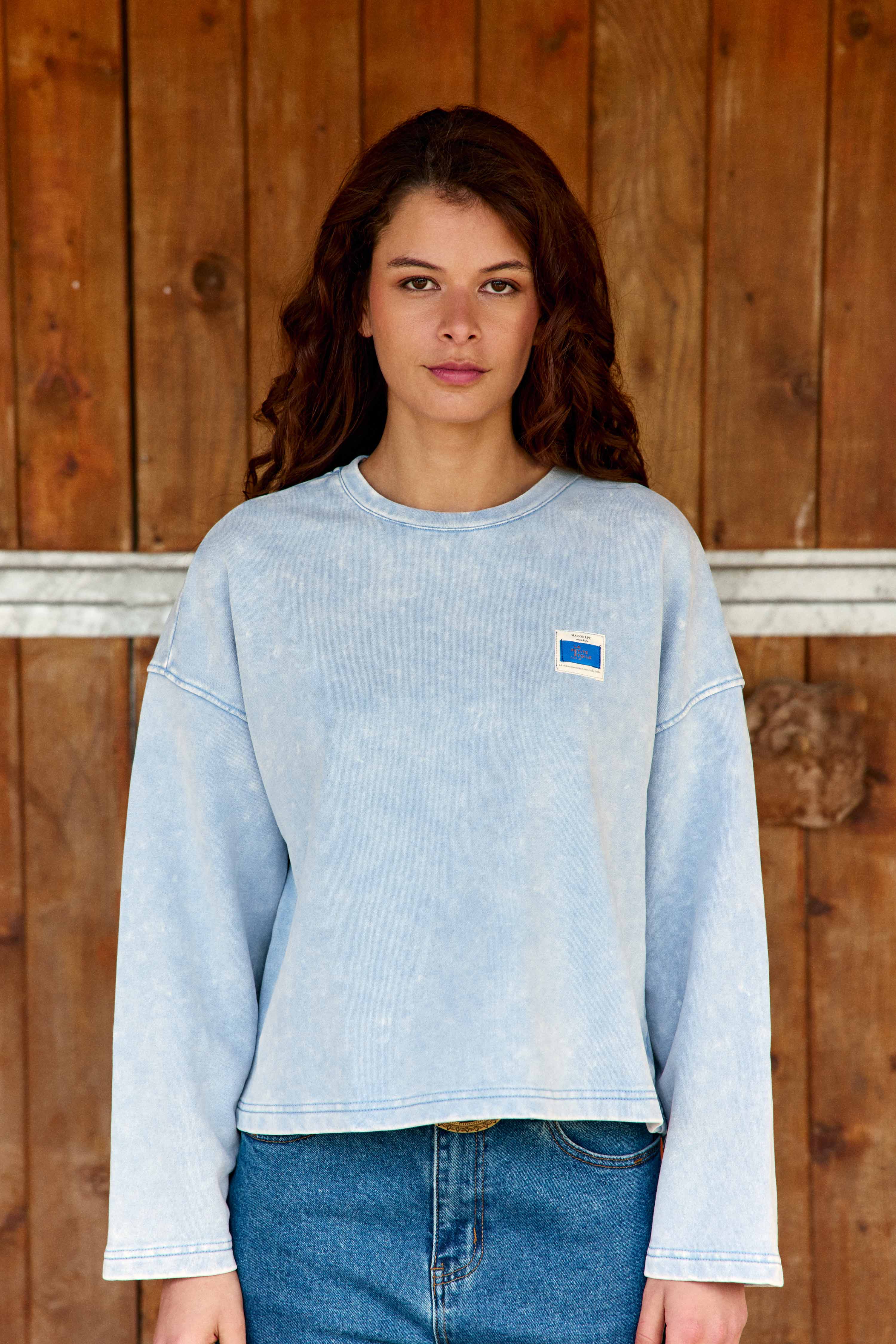Trinkle - Sweat coupe boxy