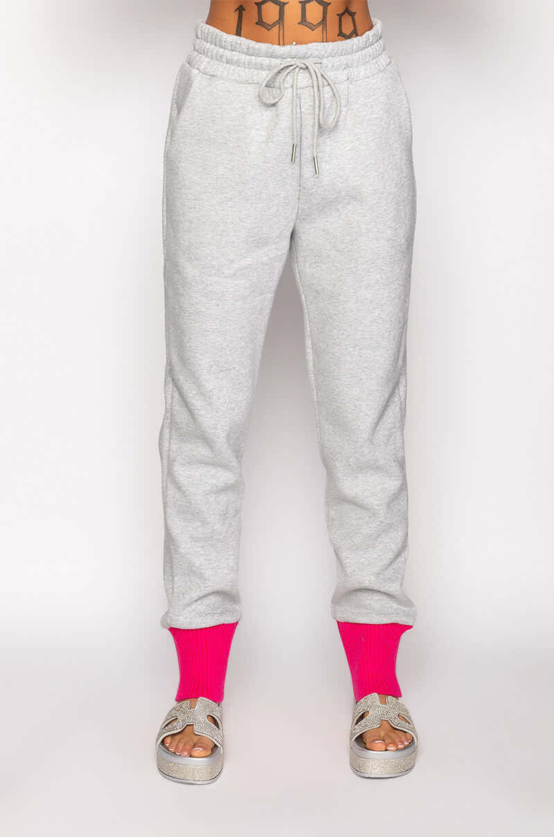 HARD POP OF COLOR SKINNY JOGGER